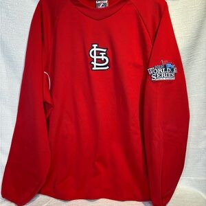 Majestic Red St. Louis Cardinals World Series Pullover